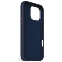 Decoded AntiMicrobial Silicone Backcover Case with MagSafe for iPhone 16 Pro Max - Navy Blue