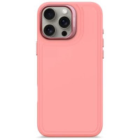 Decoded AntiMicrobial Silicone Stacks Backcover with MagSafe for iPhone 16 Pro Max - Pink