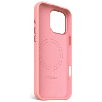 Decoded AntiMicrobial Silicone Stacks Backcover with MagSafe for iPhone 16 Pro Max - Pink