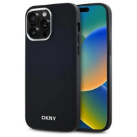 Dkny Plain Logo MagSafe iPhone 14 Pro Max Case - Black
