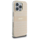 Dkny Repeat Texture Pattern & Stripe MagSafe iPhone 16 Pro Case - Pink