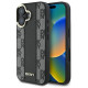 Dkny Checkered Pattern Magsafe iPhone 16 Plus Case - Black