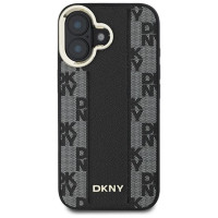 Dkny Checkered Pattern Magsafe iPhone 16 Plus Case - Black