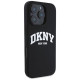 Dkny Silicone White Printed Logo MagSafe Case for iPhone 16 Pro Max - Black