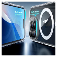 ESR Classic Hybrid Halolock MagSafe Case + Tempered Glass for iPhone 16 Pro Max - Clear