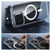 ESR Classic Hybrid Halolock MagSafe Case + Tempered Glass for iPhone 16 Pro Max - Clear