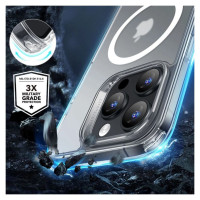 ESR Classic Hybrid Halolock MagSafe Case + Tempered Glass for iPhone 16 Pro Max - Semi-Transparent