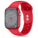 Tech-Protect Silicone Strap for Apple Watch 6 / 7 / 8 / 9 / 10 / SE / Ultra 1 / 2 (44/45/46/49 mm) - Red