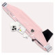 Tech-Protect M3 Universal Sport Waist Bag - Pink