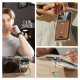 ESR Classic Hybrid Kickstand Halolock MagSafe Case Set + Tempered Glass for iPhone 16 - Clear