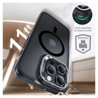 ESR Classic Hybrid Kickstand Halolock MagSafe Case Set + Tempered Glass for iPhone 16 Pro - Black