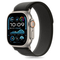 Tech-Protect Nylon Stripe for Apple Watch 6/7/8/9/10/SE/Ultra 1/2 (44/45/46/49 MM) - Black & Orange