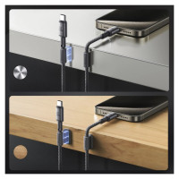 Joyroom S-A50 Unlimited Series 60W USB-C - USB-C Cable with Magnetic Organizer 1.2m - Gray