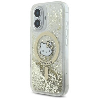 Hello Kitty Liquid Glitter Fever MagSafe iPhone 16 Case - Gold