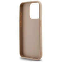 Dkny Quilted Stack Logo iPhone 15 Pro Max Case - Beige