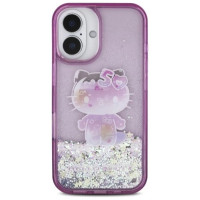 Hello Kitty Liquid Glitter 50TH Anniversary Party iPhone 16 Case - Purple