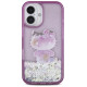 Hello Kitty Liquid Glitter 50TH Anniversary Party iPhone 16 Case - Purple
