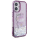 Hello Kitty Liquid Glitter 50TH Anniversary Party iPhone 16 Case - Purple