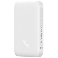 Baseus Magnetic Mini Air PPCXM06A 6000mAh 20W Power Bank with Simple Series USB-C Cable - White