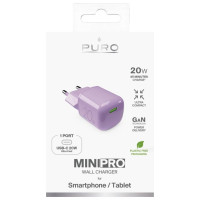 Puro Elektrik Puro 20W GaN USB-C Wall Charger - Pink