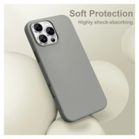 Tech-Protect Silicone MagSafe iPhone 16 Pro Case - Gray