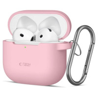 Tech-Protect Silicone Hook Case for AirPods 4 - Pink