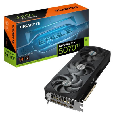 Gigabyte Graphics Card|GIGABYTE|NVIDIA GeForce RTX 5070 Ti|16 GB|GDDR7|256 bit|PCIE 5.0 16x|Triple slot Fansink|1xHDMI|3xDisplayPort|GV-N507TEAGLEOC-16GD1.0