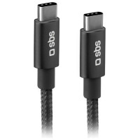 SBS TECABLETCC20BK USB-C Cable - USB-C 25W Power Delivery 1.5m - Gray