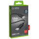 SBS TECABLETISSUETCK USB-C - USB-C 1.5m 60W braided cable - black
