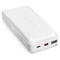 SBS Powerbank SBS TTBB20000PD20W 20000 mAh 20W Power Delivery with MicroUSB, USB-C, USB-A - white