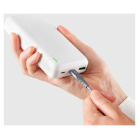 SBS Powerbank SBS TTBB20000PD20W 20000 mAh 20W Power Delivery with MicroUSB, USB-C, USB-A - white