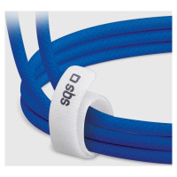 SBS TECABLETISSUETCCB USB-C - USB-C 1.5m 60W braided cable - blue
