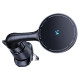 Wozinsky WCT5-6S4Y Car Holder with Qi/MagSafe 15W Inductive Charger for Air Vent - Black