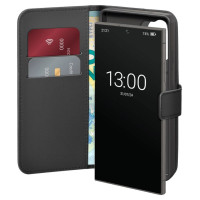 Puro Booklet Case with Flip and Wallet for Samsung Galaxy S25 Ultra - Black