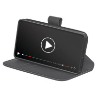Puro Booklet Case with Flip and Wallet for Samsung Galaxy S25 Ultra - Black