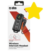SBS TEMOTOINTERCOMK wireless motorcycle intercom - black