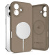 Tech-Protect Liquid Silicone MagSafe iPhone 16 Case - Brown
