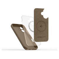 Tech-Protect Liquid Silicone MagSafe iPhone 16 Case - Brown