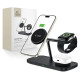 Tech-Protect QI15W-A45 3in1 Wireless Charger with MagSafe for Apple Devices - Black