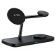 Tech-Protect QI15W-A45 3in1 Wireless Charger with MagSafe for Apple Devices - Black