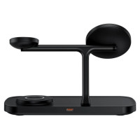 Tech-Protect QI15W-A45 3in1 Wireless Charger with MagSafe for Apple Devices - Black