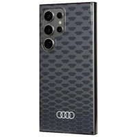 Audi IML Stitching Pattern MagSafe Case S24 Ultra S928 black/black hardcase AU-IMLMS24U-Q5/D3-BK
