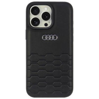 Audi Synthetic Leather iPhone 16 Pro Max 6.9" black/black hardcase AU-TPUPCIP16PM-GT/D2-BK