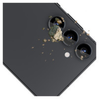 3Mk Protection Camera lens glass 3mk Lens Protection Pro Black for Samsung Galaxy S25+