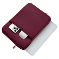 Tech-Protect Neoprene Laptop Case 13" - Burgundy