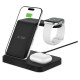 Tech-Protect QI15W-A37 3in1 Induction Wireless Charger 15W - Black