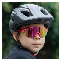 Rockbros Kids Polarized UV Cycling Glasses - Pink