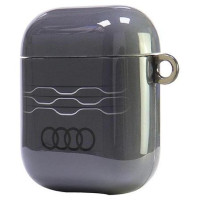 Audi IML Geometric Pattern Case for AirPods 1 / 2 - Gray