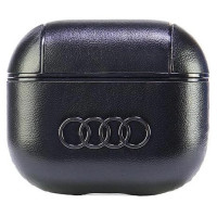 Audi Leather Big Logo Case for AirPods 3 - Black