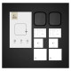 Tech-Protect Glass Flex+ Hybrid Glass 2-pack for Xiaomi Redmi Watch 5 - Black